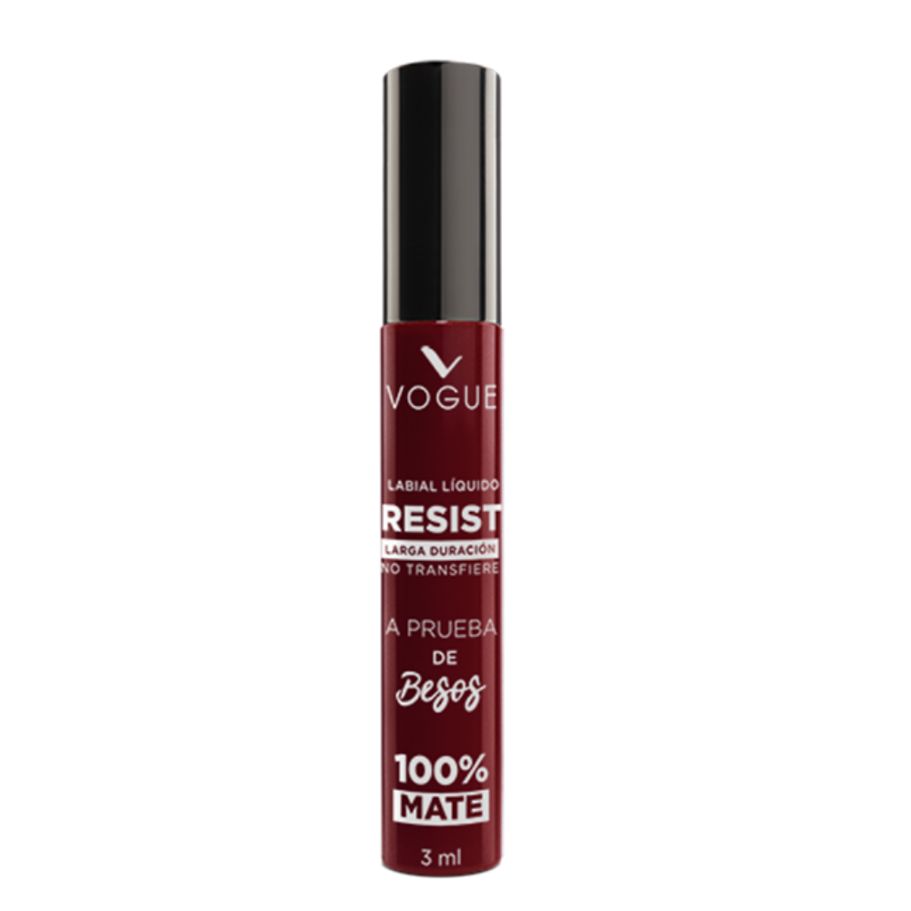 Labial Líquido Vogue A Prueba De Besos Valiente 3ml