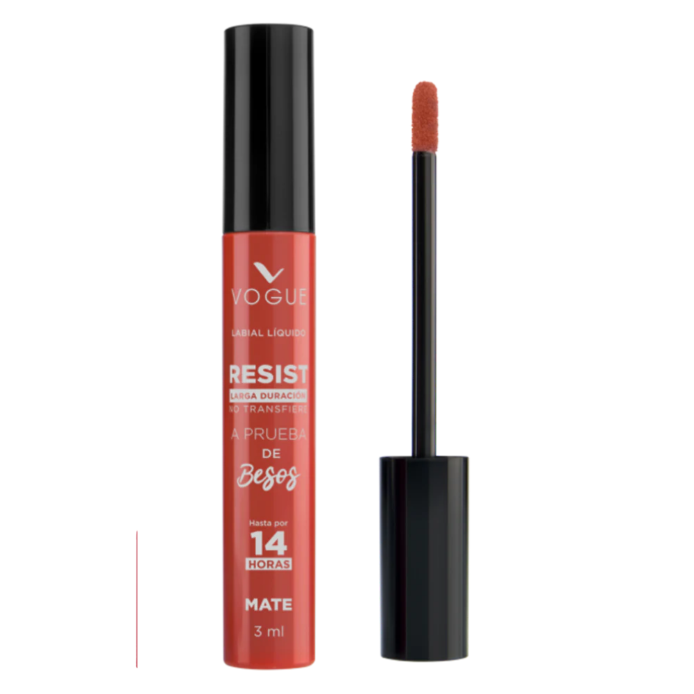 Labial Líquido Vogue A Prueba De Besos Tono Calida 3ml