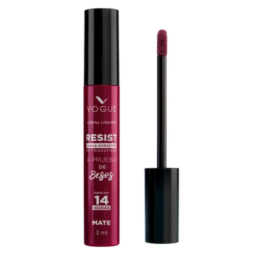 Labial Líquido Vogue A Prueba De Besos Tono Vive 3ml