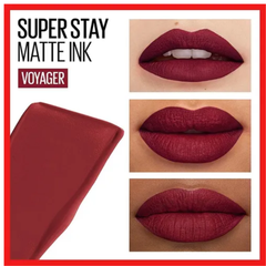 Labial Líquido Maybelline Superstay Matte Ink 50 Voyager 5mL