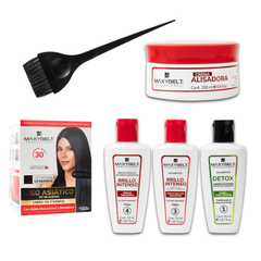 Kit Liso Asiático De Maxybelt 12 Semanas