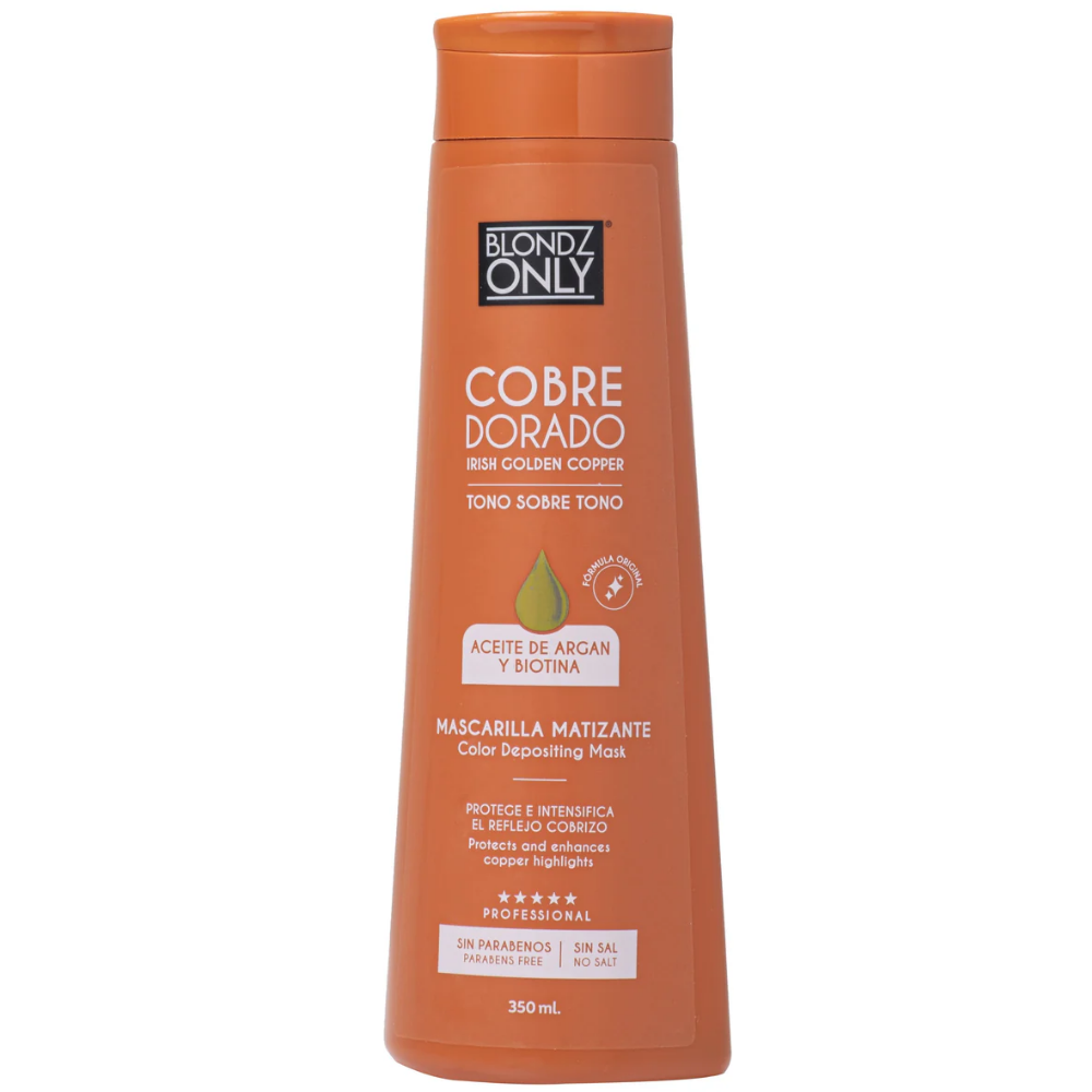 Mascarilla Blondz Only Cobre Dorado 350ml