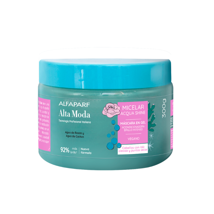 Mascarilla En Gel Alfaparf Acqua Shine Brillo Intenso 300g