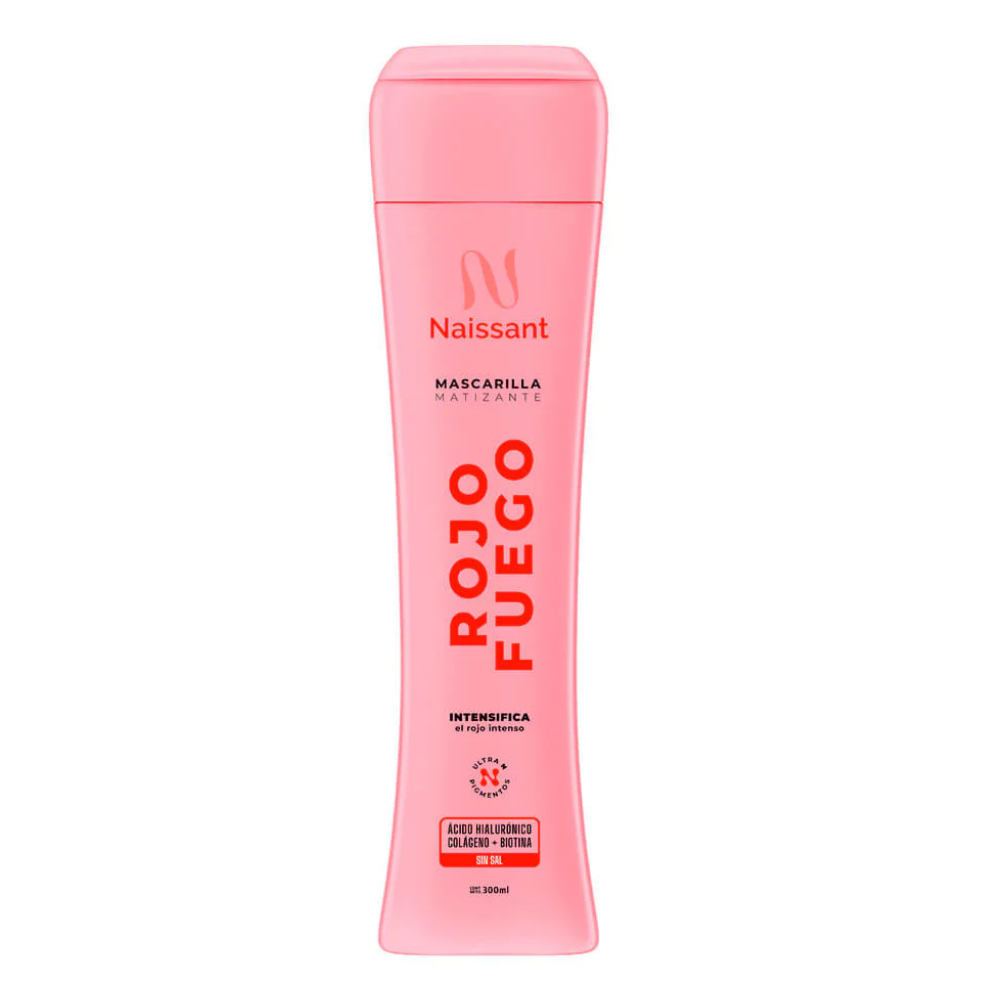 Mascarilla Naissant Matizante Rojo Fuego 300ml