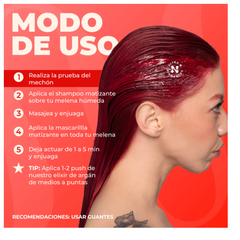 Mascarilla Naissant Matizante Rojo Fuego 300ml