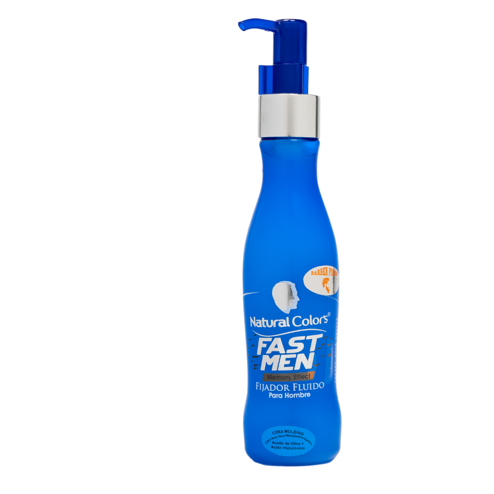 Natural Colors Fijador Fluido Fast Men 160mL