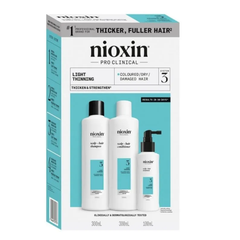 Kit Nioxin 3 Sistema Anticaida Pelo 300ml Pelo Con Tinte