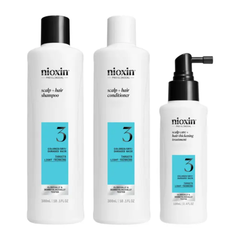 Kit Nioxin 3 Sistema Anticaida Pelo 300ml Pelo Con Tinte