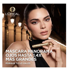 Pestañina Panorama De L'oréal Paris, A Prueba De Agua 703 - Negro