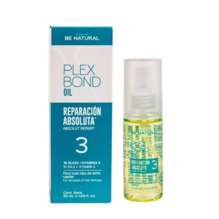Aceite Capilar Be Natural Plex Bond Reparación Absoluta 50ml