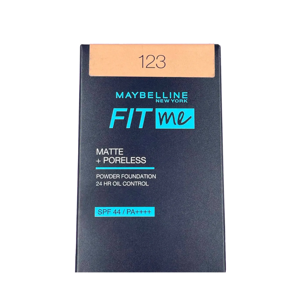 Polvos Compactos Maybelline Fit Me Matte + Poreless en el tono 123 9g