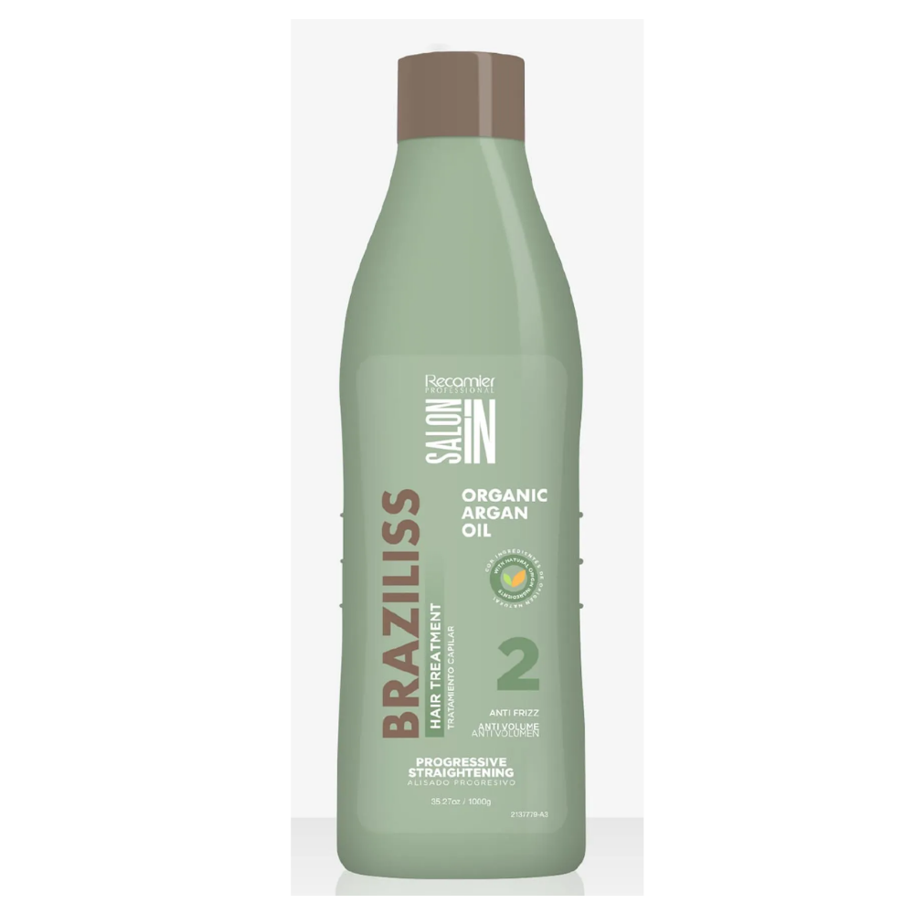 Tratamiento Braziliss Recamier Paso 2 Organic Argan Oil Salon In 1000ml