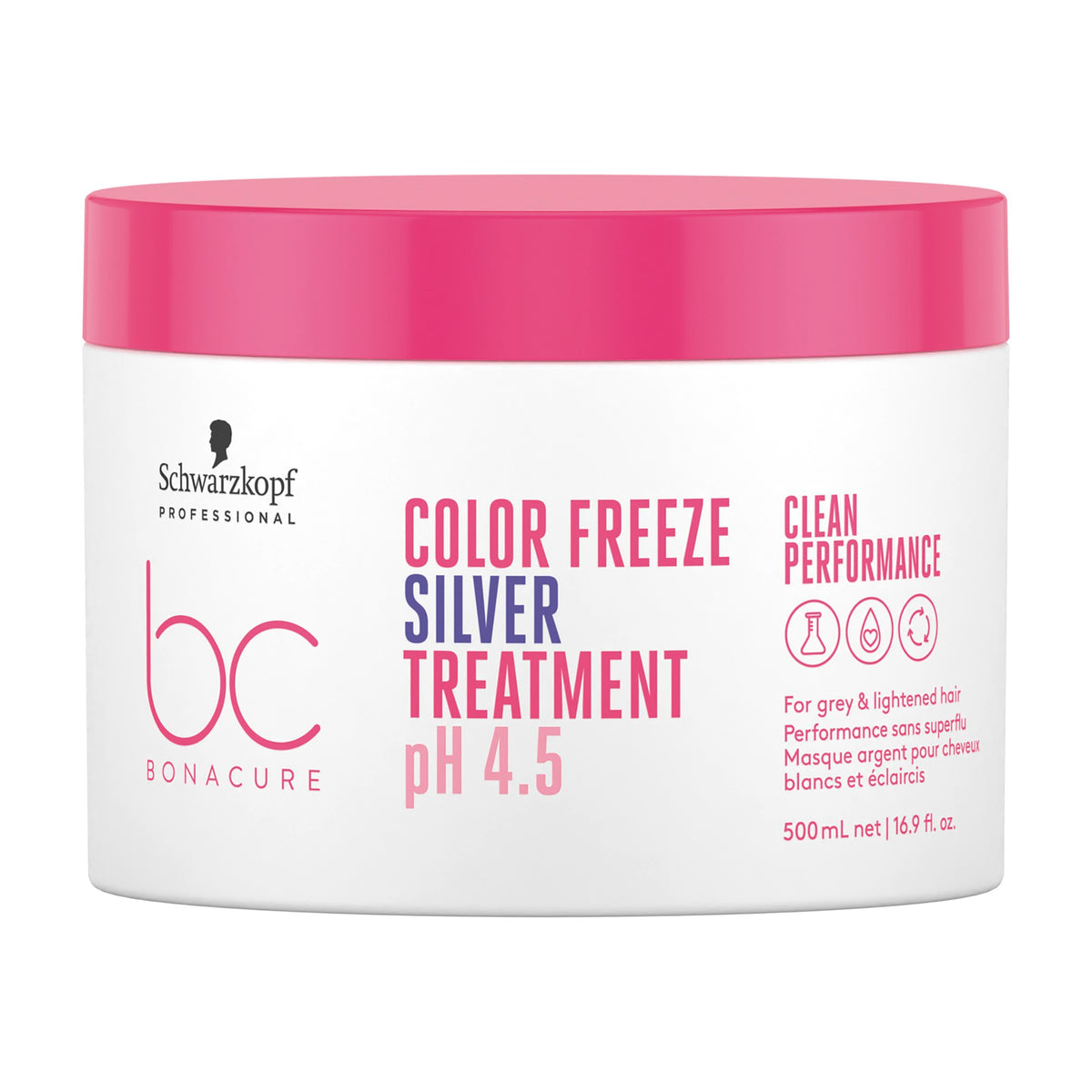 Tratamiento Schwarzkopf Silver Especial Canas Bonacure Color Freeze
