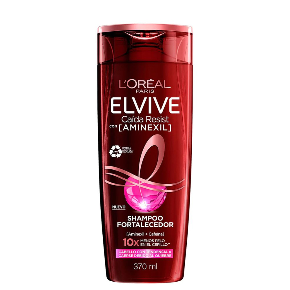 Shampoo Elvive Caída Resist Aminexil de L'Oréal 370mL