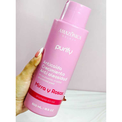 Shampoo Amazonica Purify Mirra Y Rosas 500ml