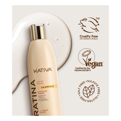 Shampoo Kativa Keratina Nutrición, Suavidad Y Brillo 355ml