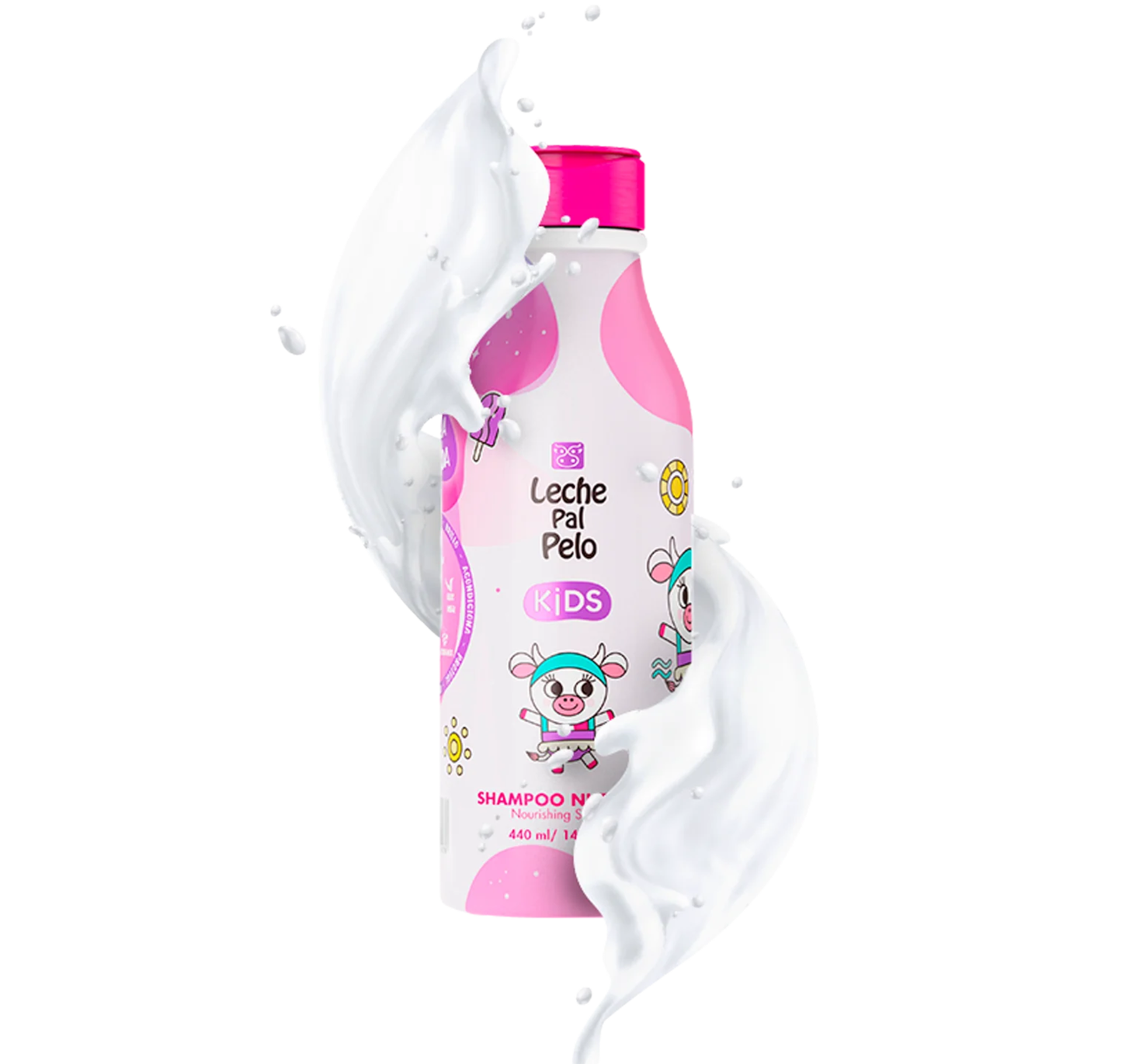 Shampoo Nutritivo Kids Leche Pal Pelo 440ml