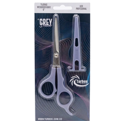 Tijeras Microdentada 6 Turbox Nt-grey Scissor