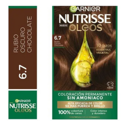 Garnier Nutrisse Óleos en el tono 6.7 Rubio Oscuro Chocolate