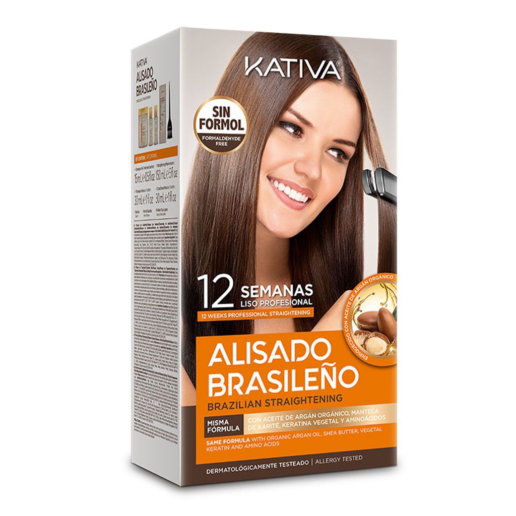 Kit Kativa Alisado Brasileño Todo Tipo de Cabello