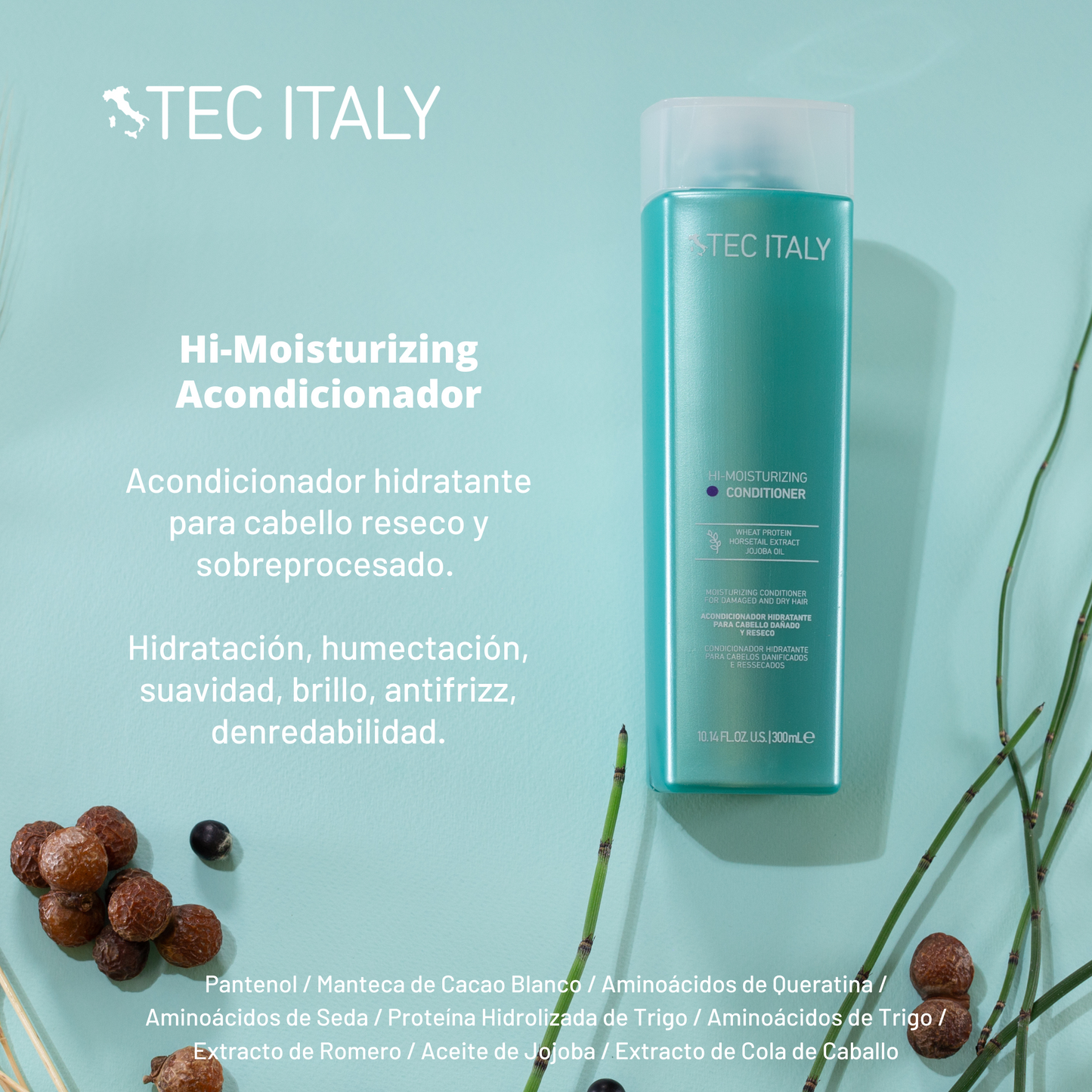 Kit Shampoo + Acondicionador Hi-Moisturizing Tec Italy