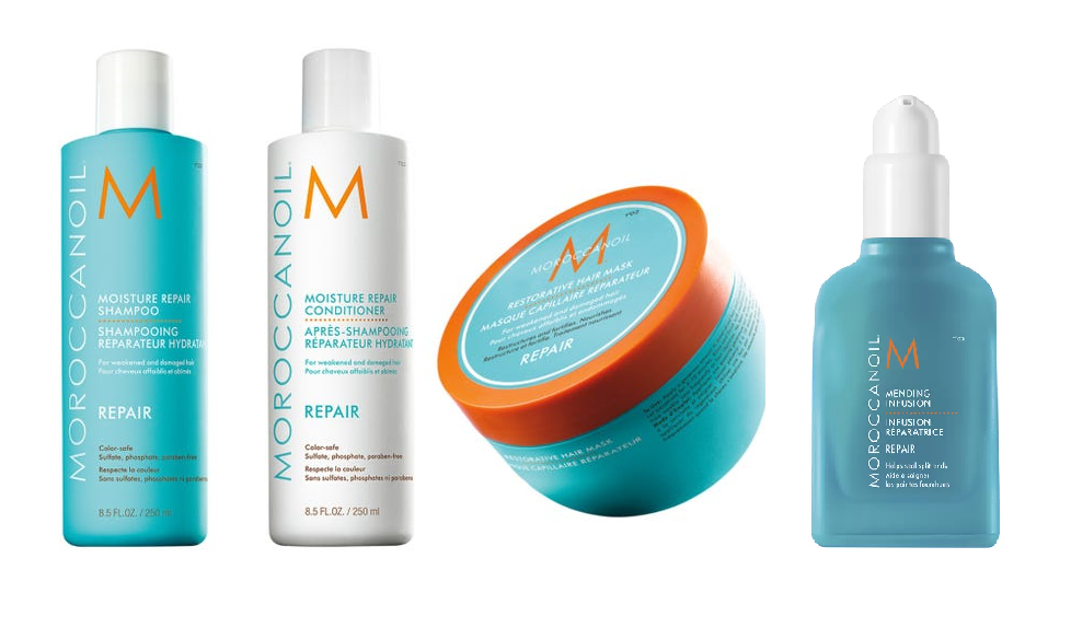 Kit Repair Shampoo + Acondicionador + Mascarilla + Elíxir Moroccanoil Repair
