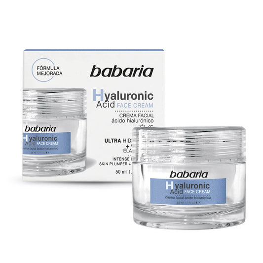 Crema Facial Babaria Acido Hialuronico 50ml Ultra Hidratante