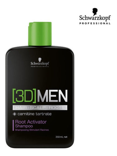 Shampo Schwarzkopf 3D Men Activador de Raices Root Activador