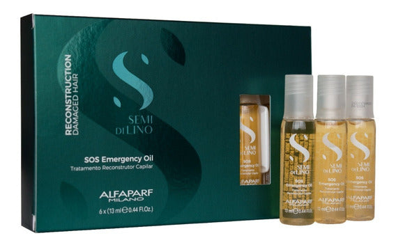 Ampolletas Alfaparf SOS Emergency Oil Semi Di Linio