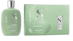 Kit Shampoo + Ampolletas Alfaparf Semi Di Lino Energizing
