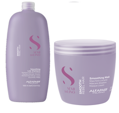 Kit Shampoo + Mascarilla Smooth Alfaparf Semi Di Lino