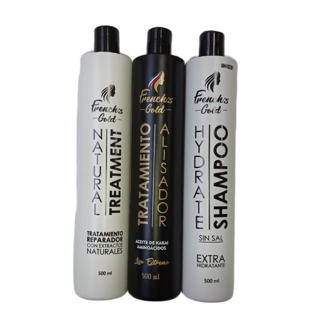 Keratina French Lizz Alisado Frances Kit 500ml Sin Formol