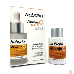 Serum Facial + Crema Facial + Ampolletas Babaria Vitamin C - Antioxidante & Luminosidad