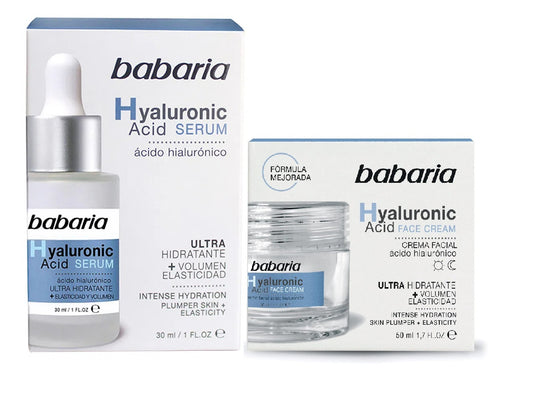 Serum Facial + Crema Facial Babaria Hyaluronic - Ultra Hidratante