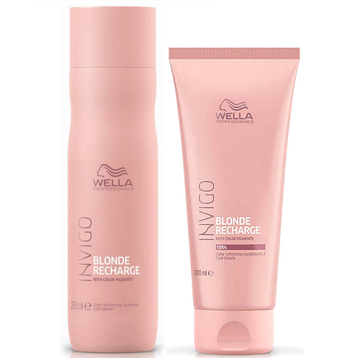 Kit Shampoo + Acondicionador Blonde Recharge Wella