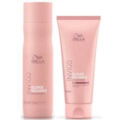 Kit Shampoo + Acondicionador Blonde Recharge Wella