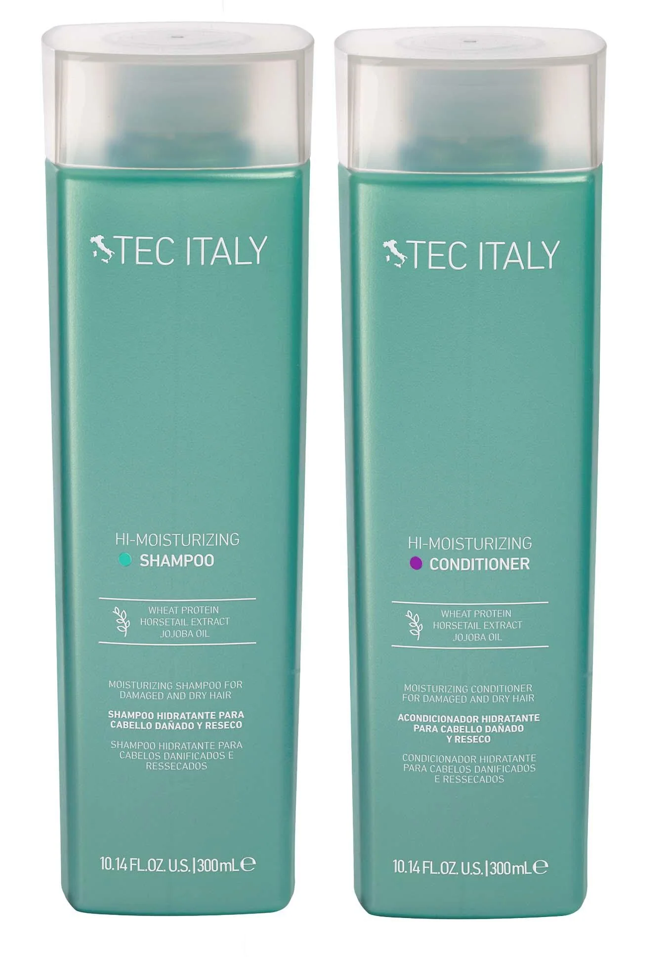 Kit Shampoo + Acondicionador Hi-Moisturizing Tec Italy