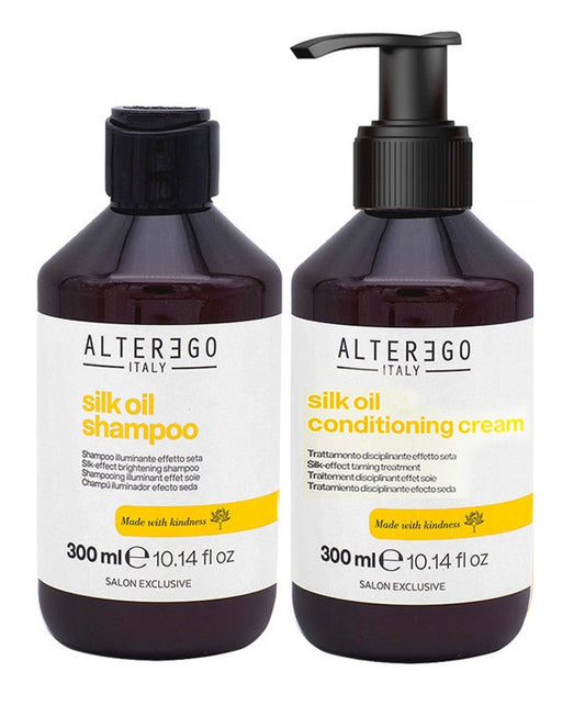 Shampoo + Acondicionador Alter Ego Silk Oil