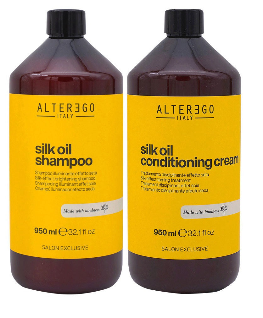 Shampoo + Acondicionador Alter Ego Silk Oil