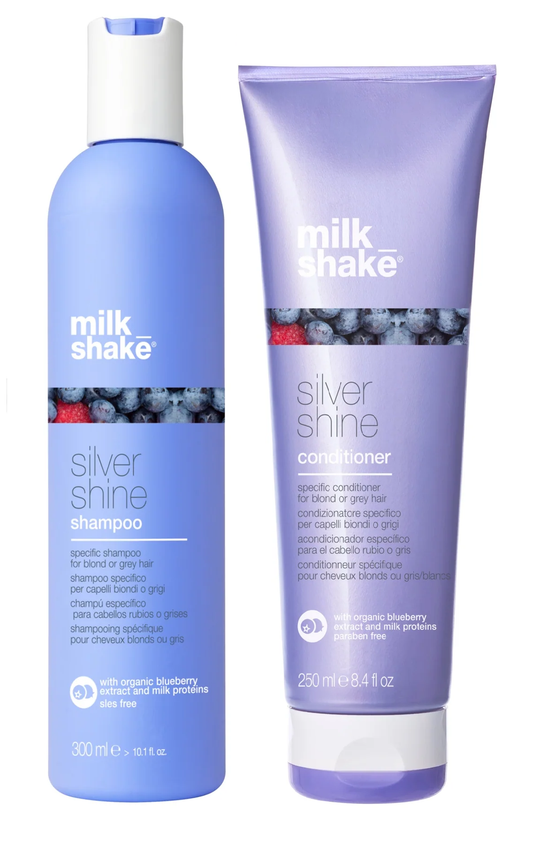 Shampoo + Acondicionador Milk Shake Silver Shine