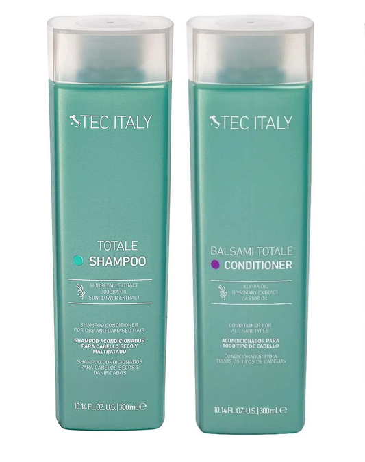 Kit Shampoo Totale + Acondicionador Balsami Totale Tec Italy