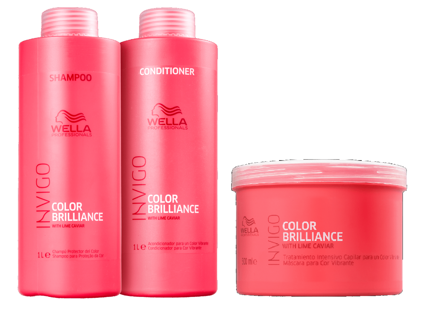 Kit Shampoo +Acondicionador + Mascarilla Wella Color Brilliance