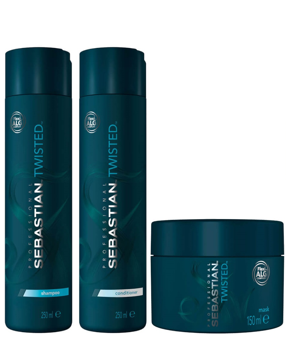 Kit Shampoo + Acondicionador + Mascarilla Sebastian Twisted Curls