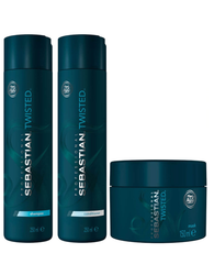 Kit Shampoo + Acondicionador + Mascarilla Sebastian Twisted Curls