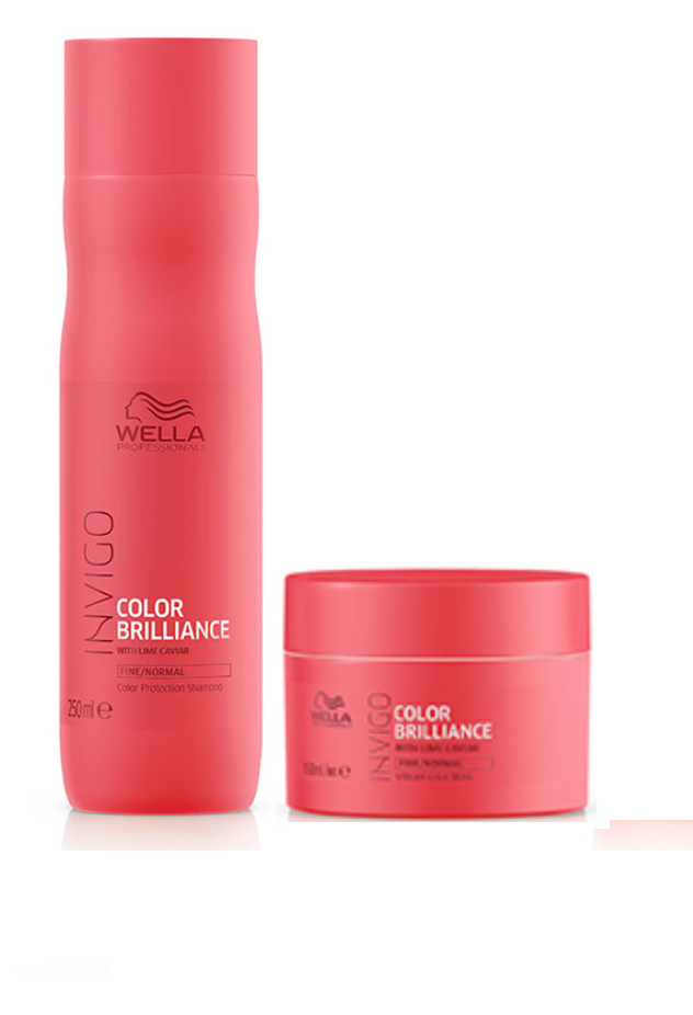 Kit Shampoo + Mascarilla Wella Color Brilliance