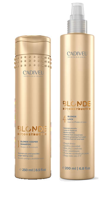 Kit Shampoo + Leave In Cadiveu Blonde Reconstructor