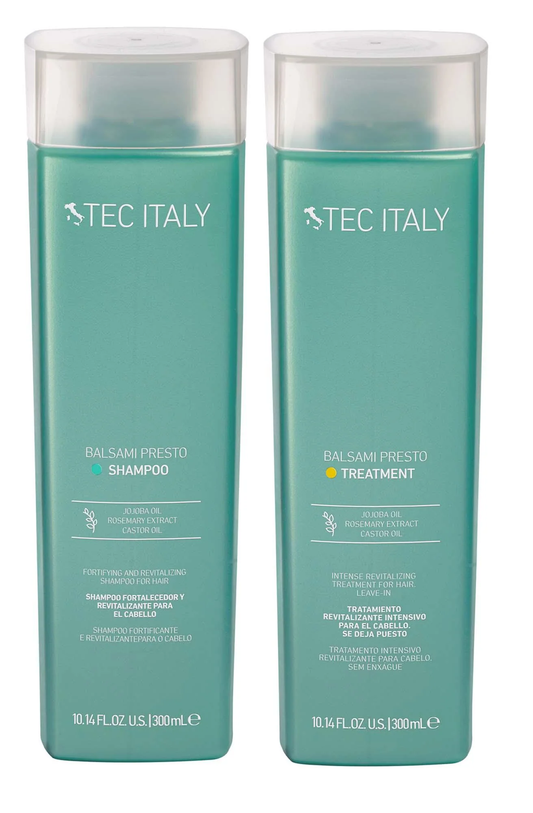 Kit Shampoo + Tratamiento Balsami Presto Tec Italy