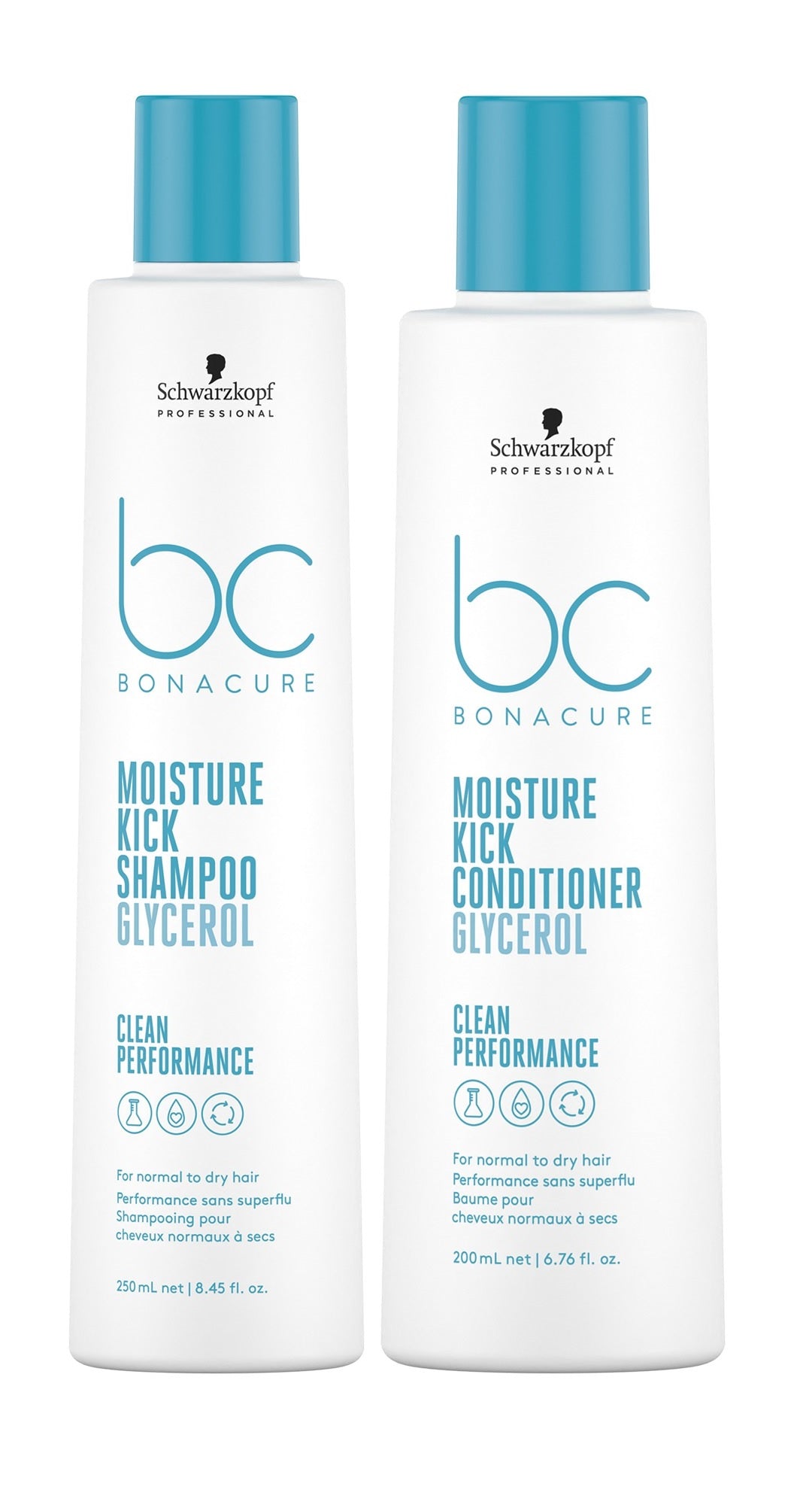 Kit Shampoo + Acondicionador Schwarzkopf Moisture Kick Glycerol