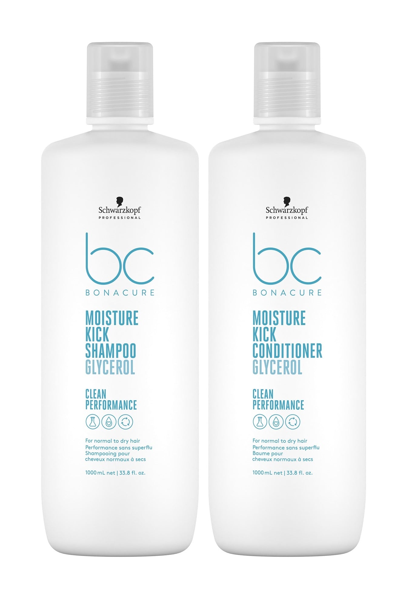 Kit Shampoo + Acondicionador Schwarzkopf Moisture Kick Glycerol