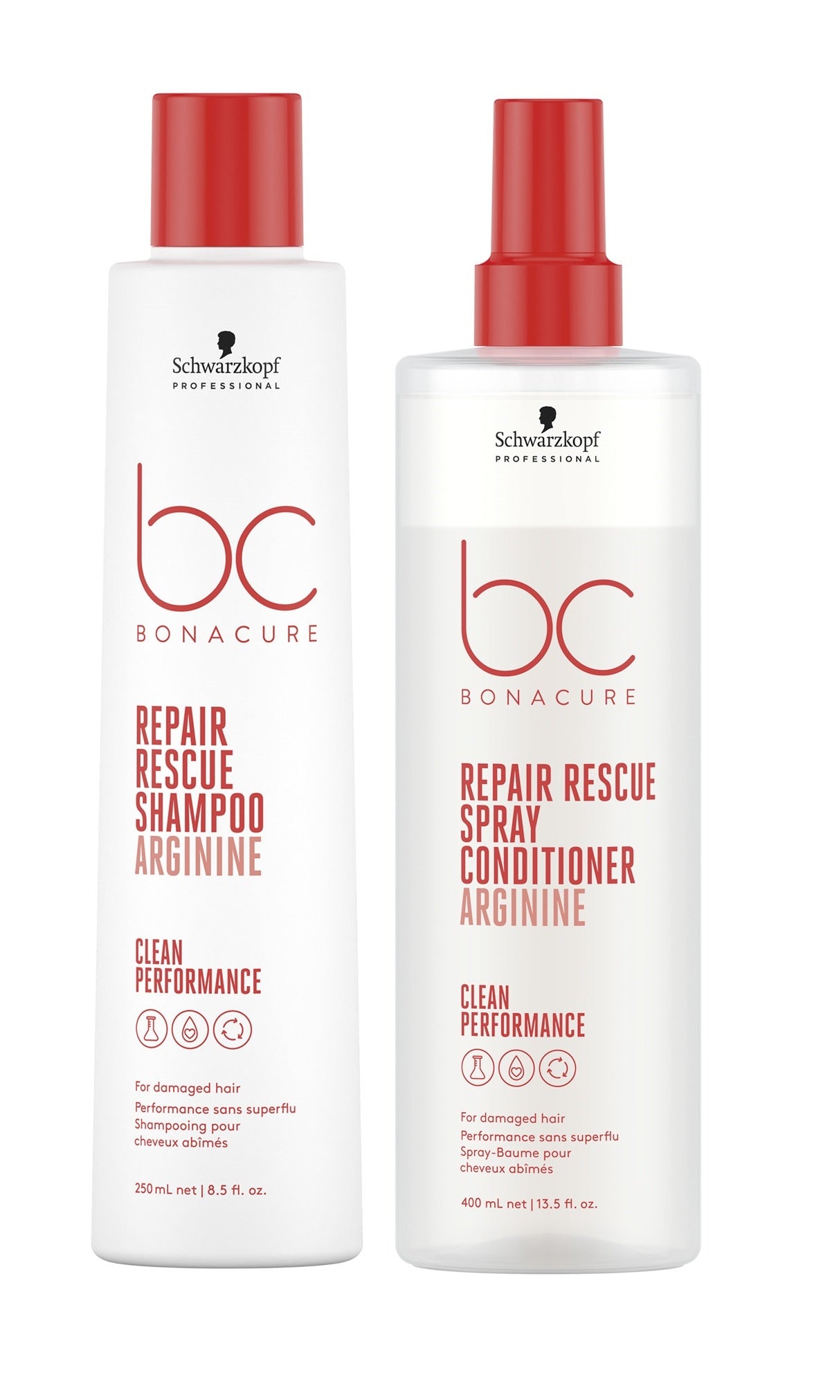 Kit Shampoo + Acondicionador En Spray Schwarzkopf Repair Rescue Argenine